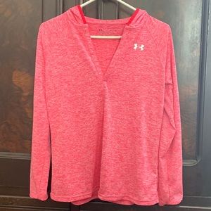 Women Under Armour size small hooded pull over